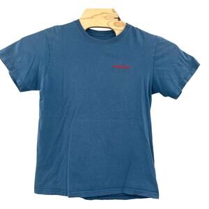 Patagonia Shirt Adult Small Light Blue Short Sleeve Classic Fit T Shirt Logo